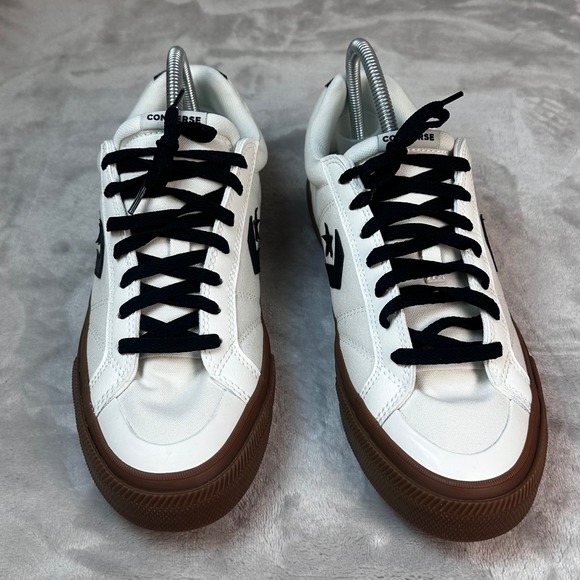 Converse Sport Casual Ox Sneakers Mens 10.5 Womens 12 Vintage White A13787C NEW - Picture 2 of 9